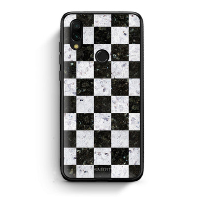 4 - Xiaomi Redmi 7 Square Geometric Marble case, cover, bumper