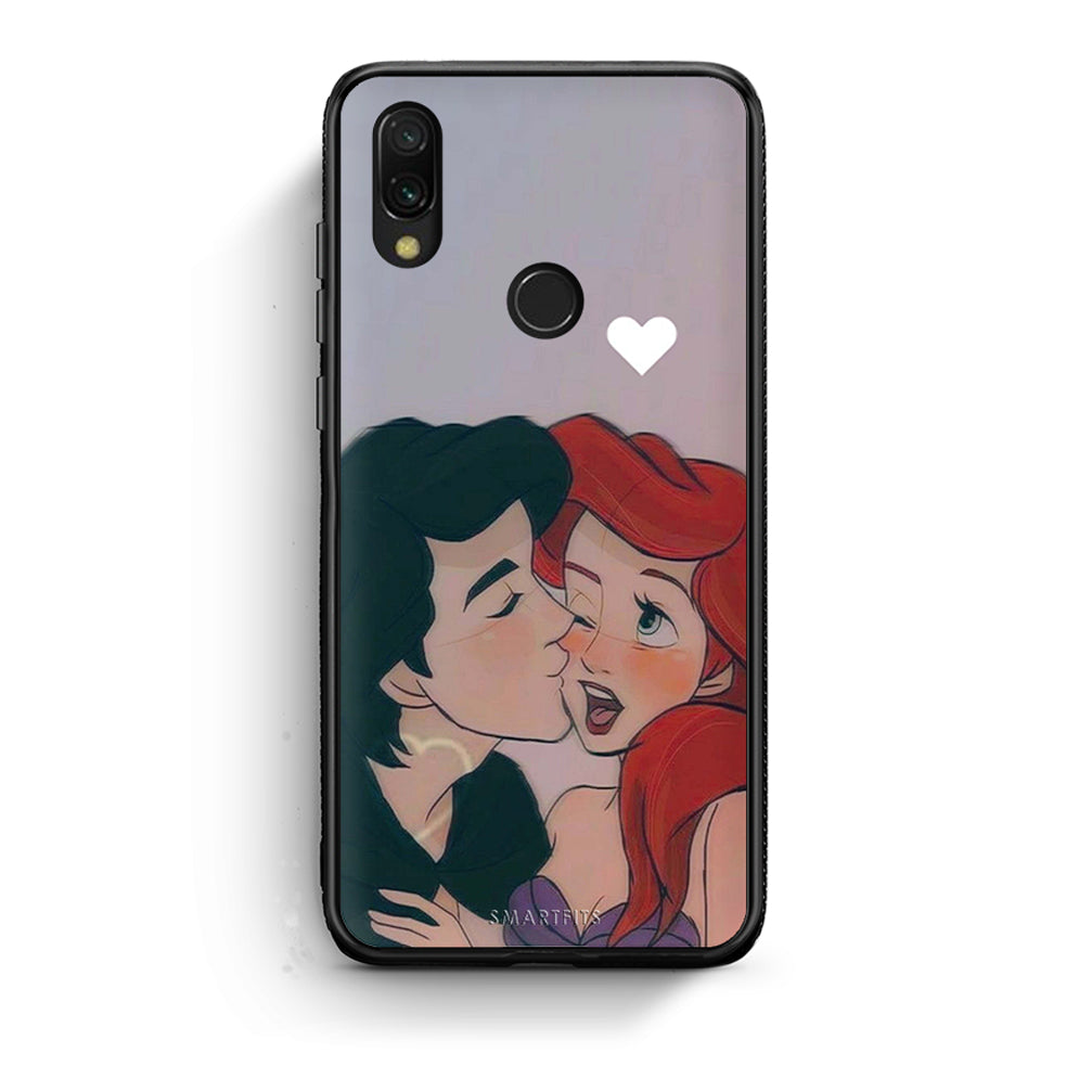 Xiaomi Redmi 7 Mermaid Love Θήκη Αγίου Βαλεντίνου από τη Smartfits με σχέδιο στο πίσω μέρος και μαύρο περίβλημα | Smartphone case with colorful back and black bezels by Smartfits