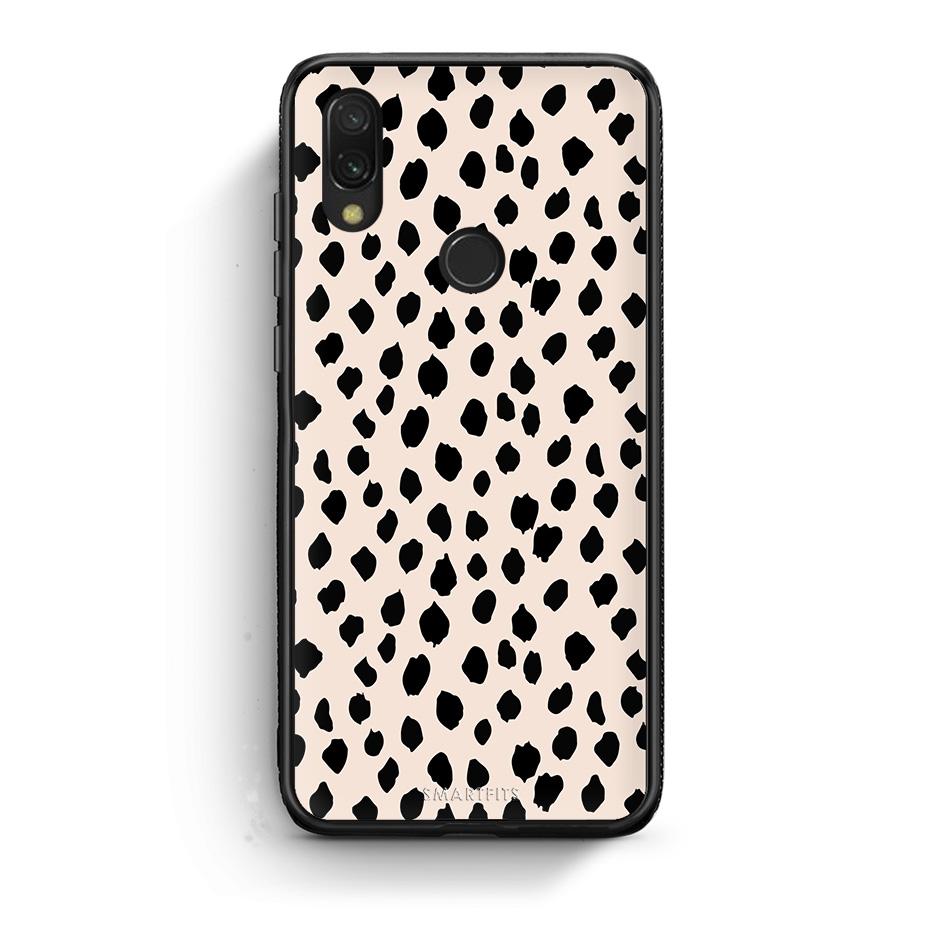 Xiaomi Redmi 7 New Polka Dots θήκη από τη Smartfits με σχέδιο στο πίσω μέρος και μαύρο περίβλημα | Smartphone case with colorful back and black bezels by Smartfits