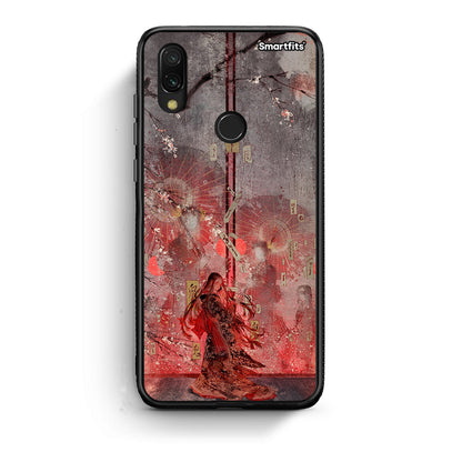 Xiaomi Redmi 7 Nezuko Kamado θήκη από τη Smartfits με σχέδιο στο πίσω μέρος και μαύρο περίβλημα | Smartphone case with colorful back and black bezels by Smartfits