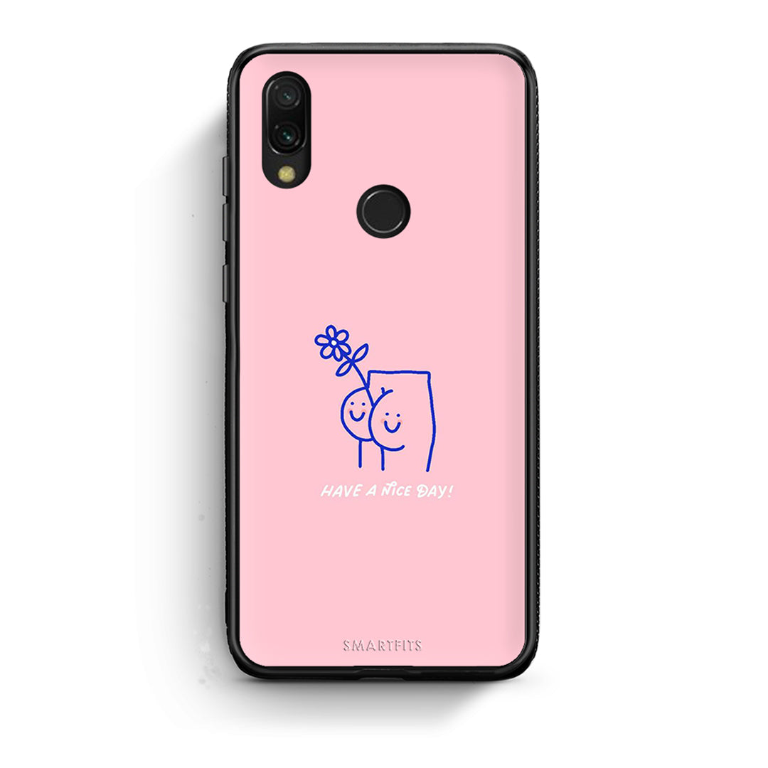 Xiaomi Redmi 7 Nice Day θήκη από τη Smartfits με σχέδιο στο πίσω μέρος και μαύρο περίβλημα | Smartphone case with colorful back and black bezels by Smartfits