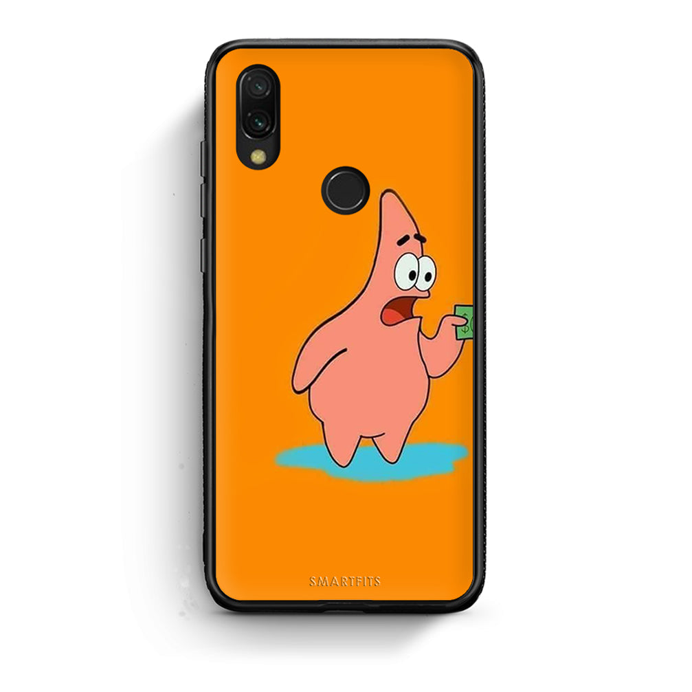 Xiaomi Redmi 7 No Money 1 Θήκη Αγίου Βαλεντίνου από τη Smartfits με σχέδιο στο πίσω μέρος και μαύρο περίβλημα | Smartphone case with colorful back and black bezels by Smartfits