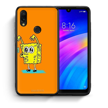 Θήκη Αγίου Βαλεντίνου Xiaomi Redmi 7 No Money 2 από τη Smartfits με σχέδιο στο πίσω μέρος και μαύρο περίβλημα | Xiaomi Redmi 7 No Money 2 case with colorful back and black bezels