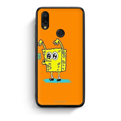 Xiaomi Redmi 7 No Money 2 Θήκη Αγίου Βαλεντίνου από τη Smartfits με σχέδιο στο πίσω μέρος και μαύρο περίβλημα | Smartphone case with colorful back and black bezels by Smartfits
