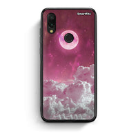 Thumbnail for Xiaomi Redmi 7 Pink Moon Θήκη από τη Smartfits με σχέδιο στο πίσω μέρος και μαύρο περίβλημα | Smartphone case with colorful back and black bezels by Smartfits