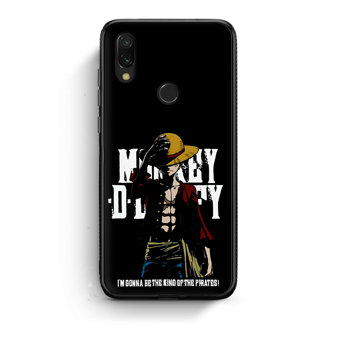 Xiaomi Redmi 7 Pirate King θήκη από τη Smartfits με σχέδιο στο πίσω μέρος και μαύρο περίβλημα | Smartphone case with colorful back and black bezels by Smartfits