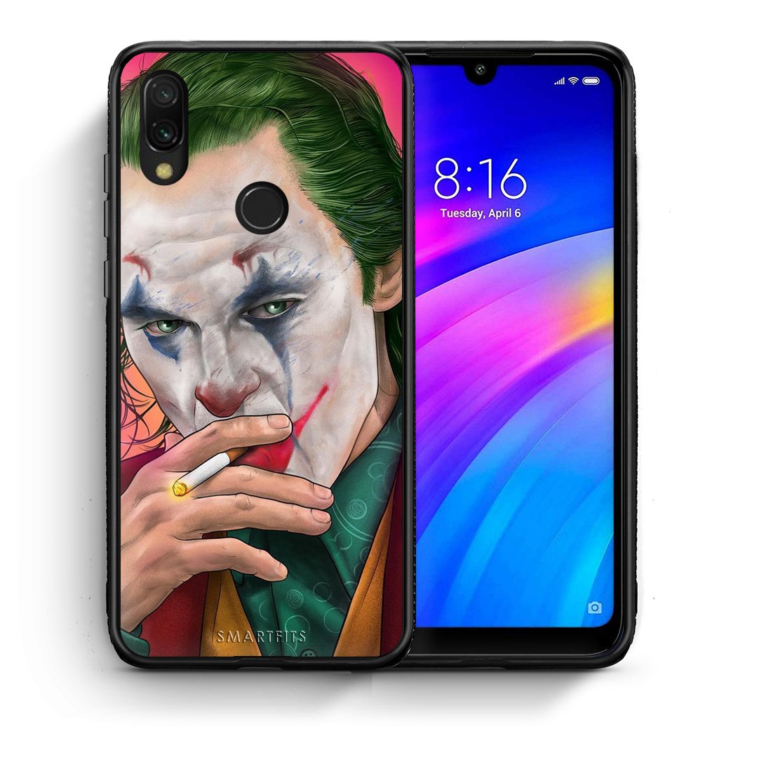 Θήκη Xiaomi Redmi 7 JokesOnU PopArt από τη Smartfits με σχέδιο στο πίσω μέρος και μαύρο περίβλημα | Xiaomi Redmi 7 JokesOnU PopArt case with colorful back and black bezels