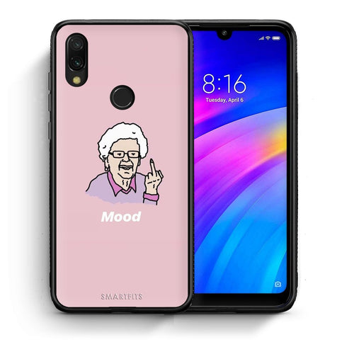Θήκη Xiaomi Redmi 7 Mood PopArt από τη Smartfits με σχέδιο στο πίσω μέρος και μαύρο περίβλημα | Xiaomi Redmi 7 Mood PopArt case with colorful back and black bezels