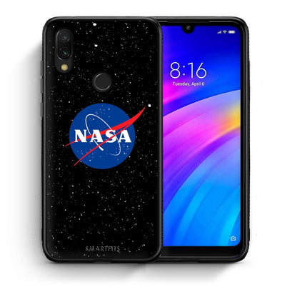 Θήκη Xiaomi Redmi 7 NASA PopArt από τη Smartfits με σχέδιο στο πίσω μέρος και μαύρο περίβλημα | Xiaomi Redmi 7 NASA PopArt case with colorful back and black bezels