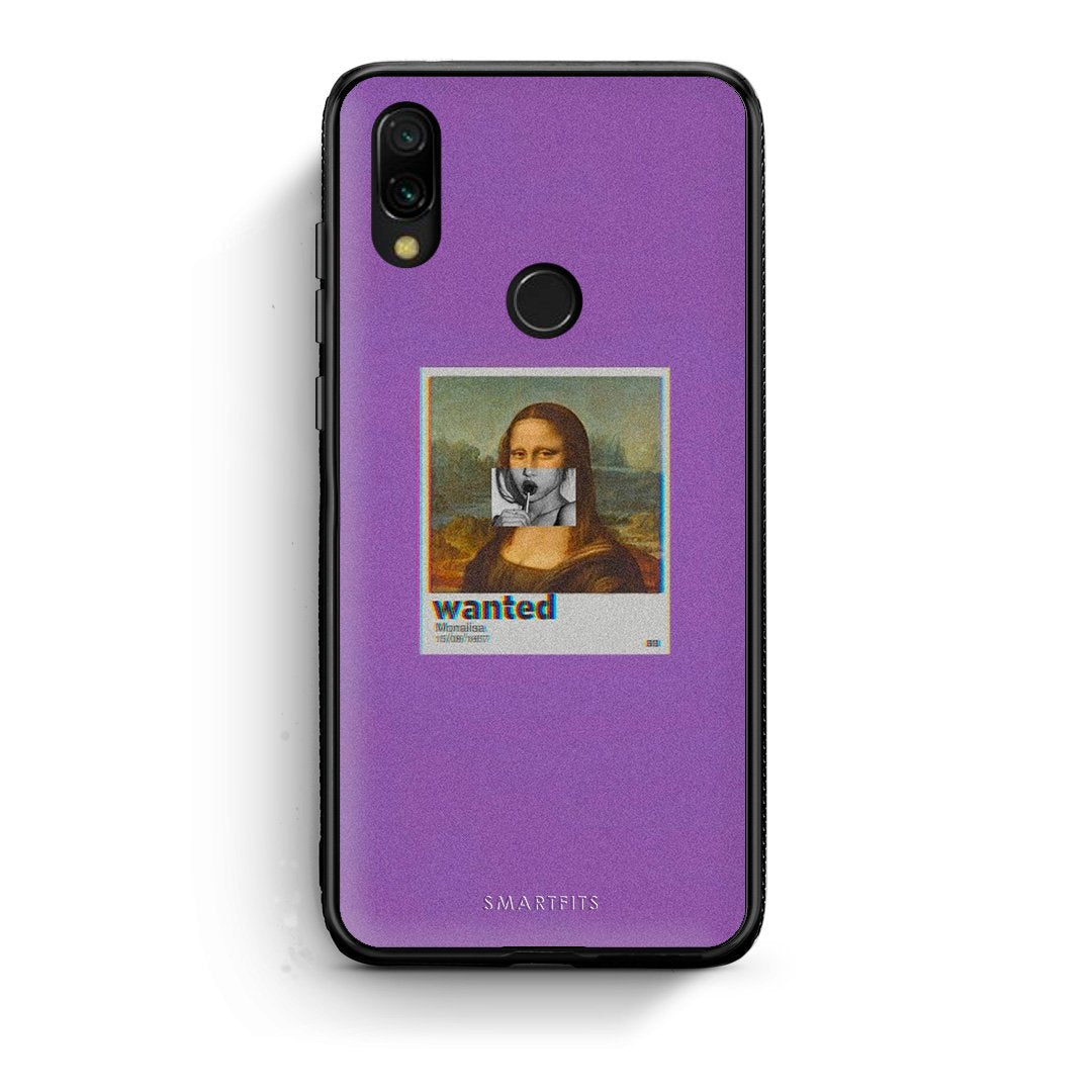 4 - Xiaomi Redmi 7 Monalisa Popart case, cover, bumper