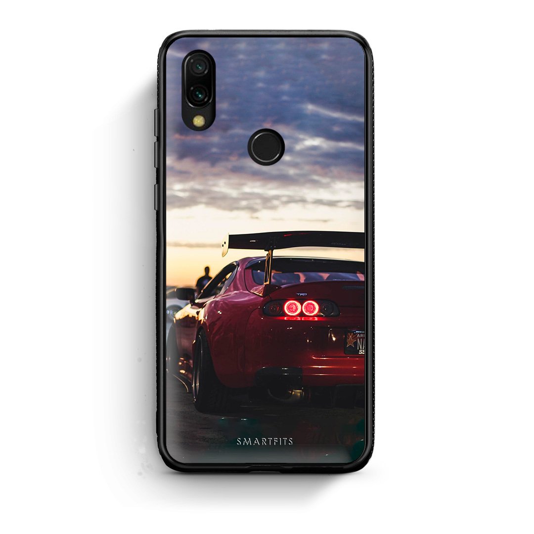 Xiaomi Redmi 7 Racing Supra θήκη από τη Smartfits με σχέδιο στο πίσω μέρος και μαύρο περίβλημα | Smartphone case with colorful back and black bezels by Smartfits
