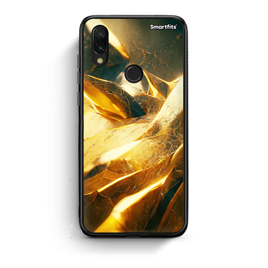 Xiaomi Redmi 7 Real Gold θήκη από τη Smartfits με σχέδιο στο πίσω μέρος και μαύρο περίβλημα | Smartphone case with colorful back and black bezels by Smartfits