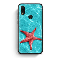 Thumbnail for Xiaomi Redmi 7 Red Starfish Θήκη από τη Smartfits με σχέδιο στο πίσω μέρος και μαύρο περίβλημα | Smartphone case with colorful back and black bezels by Smartfits
