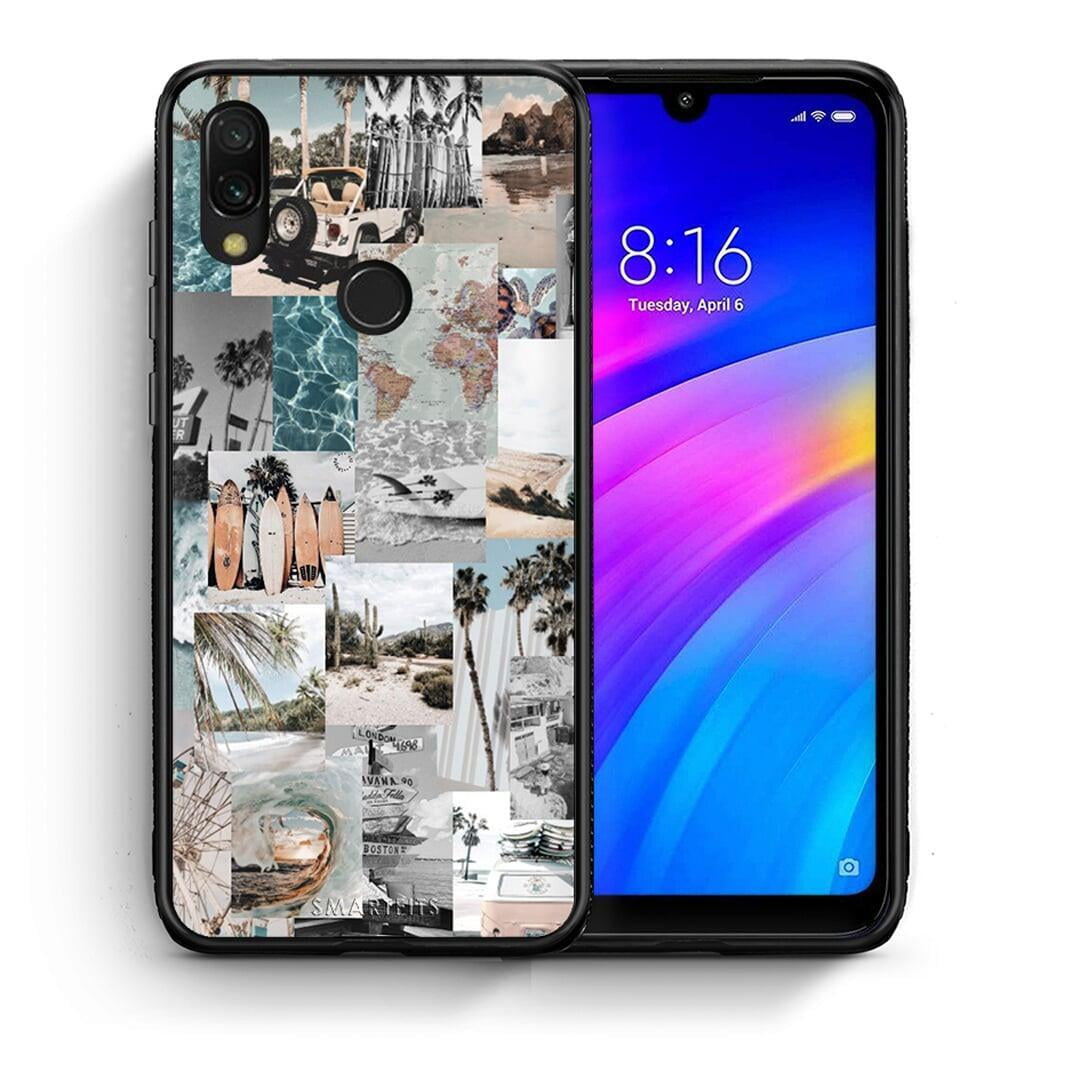 Θήκη Xiaomi Redmi 7 Retro Beach Life από τη Smartfits με σχέδιο στο πίσω μέρος και μαύρο περίβλημα | Xiaomi Redmi 7 Retro Beach Life case with colorful back and black bezels