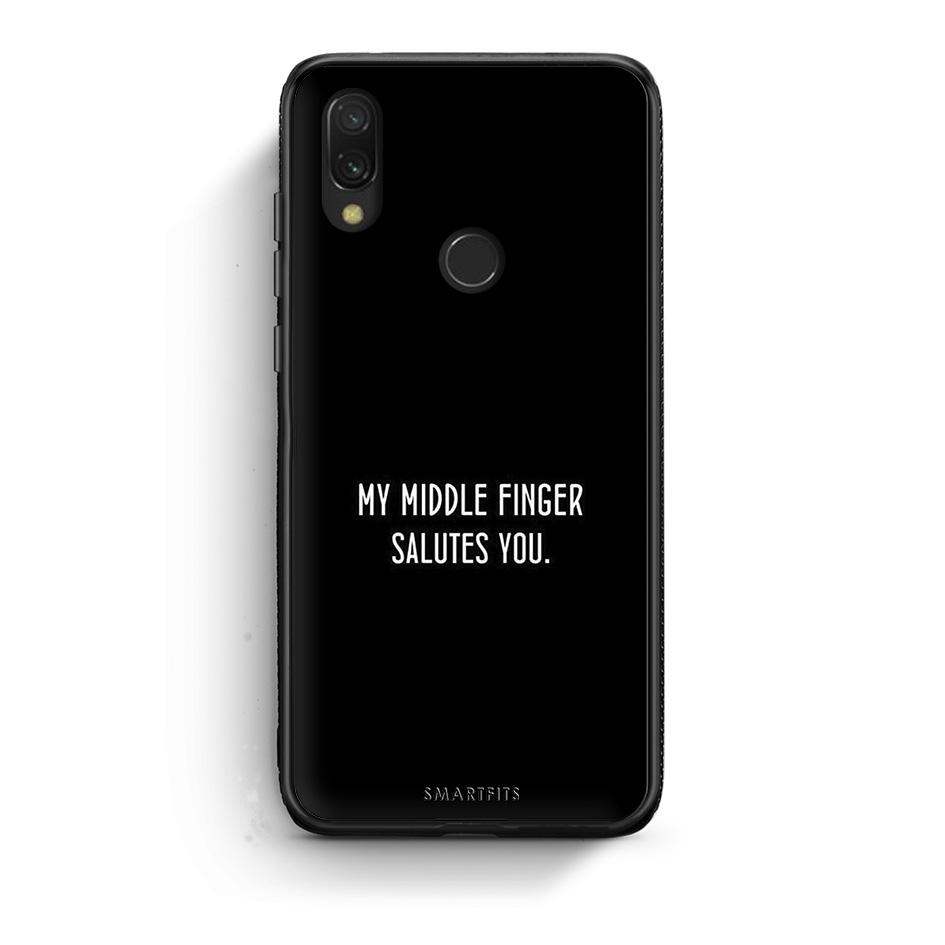 Xiaomi Redmi 7 Salute θήκη από τη Smartfits με σχέδιο στο πίσω μέρος και μαύρο περίβλημα | Smartphone case with colorful back and black bezels by Smartfits