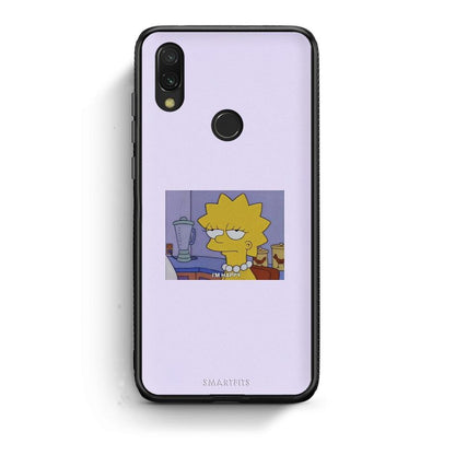 Xiaomi Redmi 7 So Happy θήκη από τη Smartfits με σχέδιο στο πίσω μέρος και μαύρο περίβλημα | Smartphone case with colorful back and black bezels by Smartfits