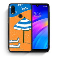 Thumbnail for Θήκη Xiaomi Redmi 7 Summering από τη Smartfits με σχέδιο στο πίσω μέρος και μαύρο περίβλημα | Xiaomi Redmi 7 Summering case with colorful back and black bezels