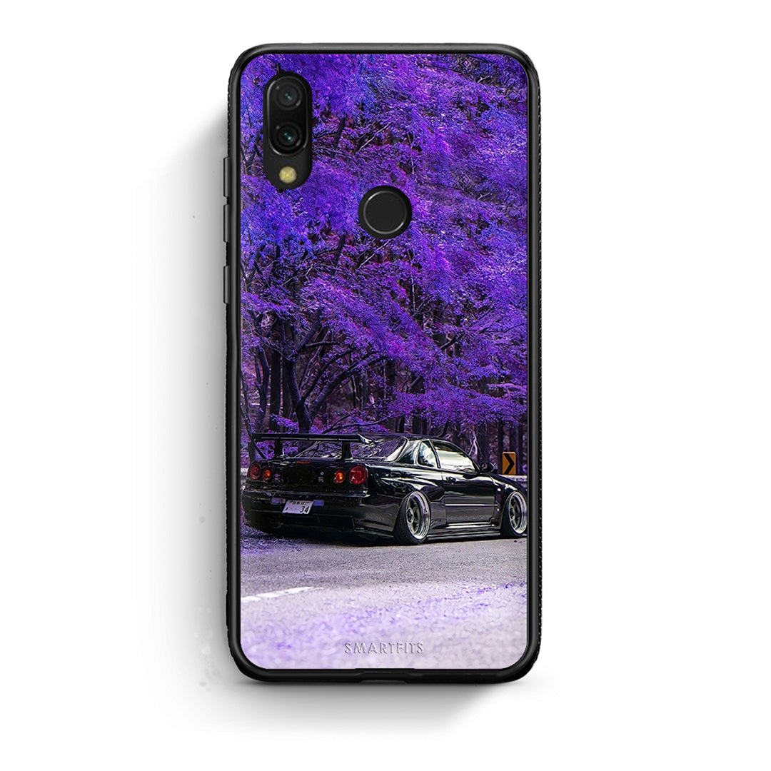 Xiaomi Redmi 7 Super Car Θήκη Αγίου Βαλεντίνου από τη Smartfits με σχέδιο στο πίσω μέρος και μαύρο περίβλημα | Smartphone case with colorful back and black bezels by Smartfits