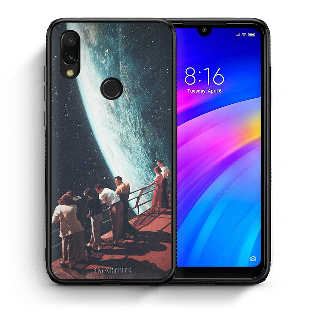 Θήκη Xiaomi Redmi 7 Surreal View από τη Smartfits με σχέδιο στο πίσω μέρος και μαύρο περίβλημα | Xiaomi Redmi 7 Surreal View case with colorful back and black bezels