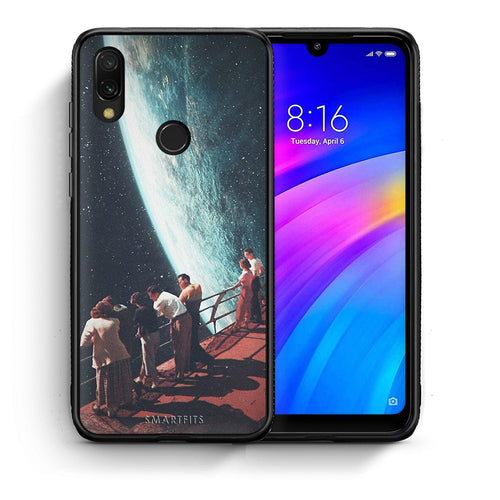 Θήκη Xiaomi Redmi 7 Surreal View από τη Smartfits με σχέδιο στο πίσω μέρος και μαύρο περίβλημα | Xiaomi Redmi 7 Surreal View case with colorful back and black bezels