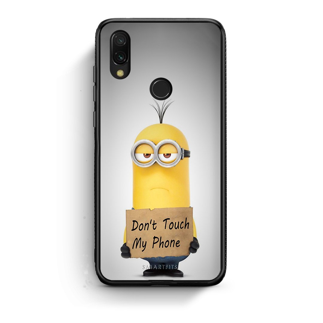 4 - Xiaomi Redmi 7 Minion Text case, cover, bumper