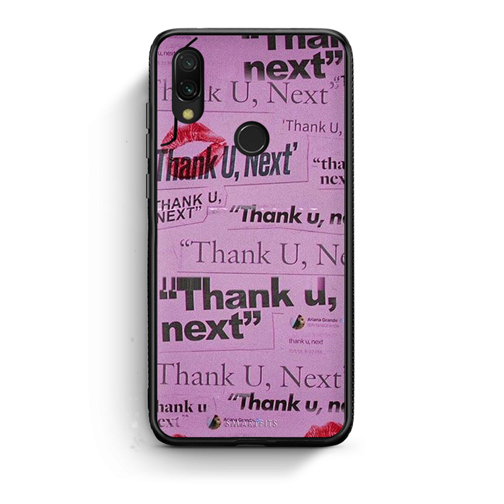 Xiaomi Redmi 7 Thank You Next Θήκη Αγίου Βαλεντίνου από τη Smartfits με σχέδιο στο πίσω μέρος και μαύρο περίβλημα | Smartphone case with colorful back and black bezels by Smartfits