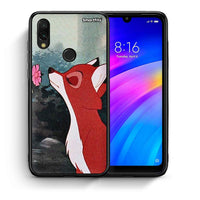 Thumbnail for Θήκη Xiaomi Redmi 7 Tod And Vixey Love 2 από τη Smartfits με σχέδιο στο πίσω μέρος και μαύρο περίβλημα | Xiaomi Redmi 7 Tod And Vixey Love 2 case with colorful back and black bezels