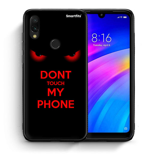 Θήκη Xiaomi Redmi 7 Touch My Phone από τη Smartfits με σχέδιο στο πίσω μέρος και μαύρο περίβλημα | Xiaomi Redmi 7 Touch My Phone case with colorful back and black bezels