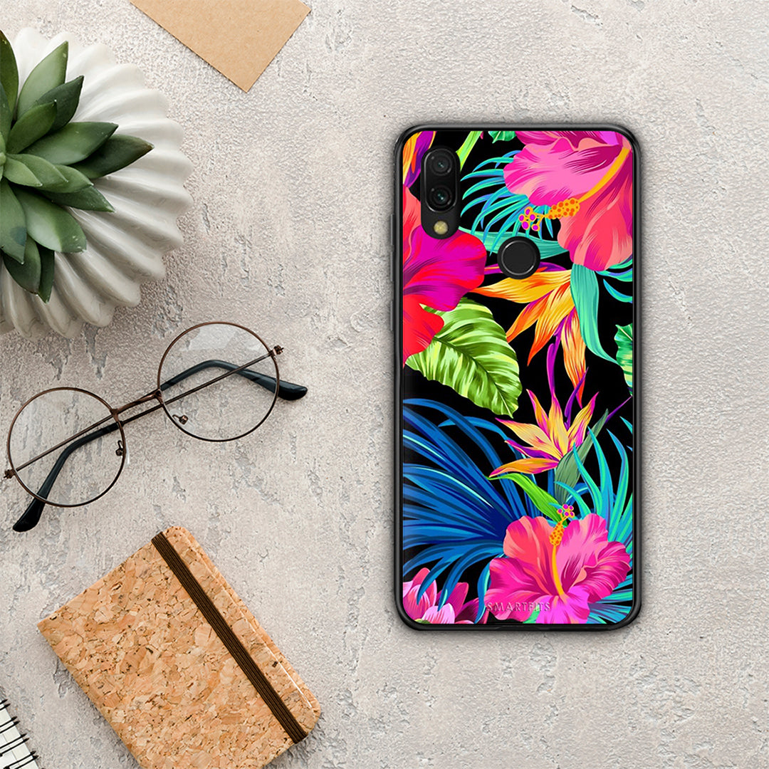 Tropical Flowers - Xiaomi Redmi 7 θήκη