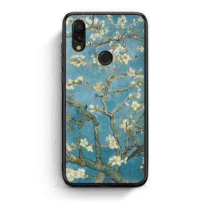 Xiaomi Redmi 7 White Blossoms θήκη από τη Smartfits με σχέδιο στο πίσω μέρος και μαύρο περίβλημα | Smartphone case with colorful back and black bezels by Smartfits