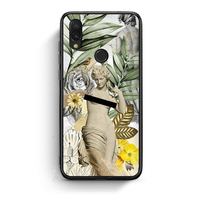 Xiaomi Redmi 7 Woman Statue θήκη από τη Smartfits με σχέδιο στο πίσω μέρος και μαύρο περίβλημα | Smartphone case with colorful back and black bezels by Smartfits