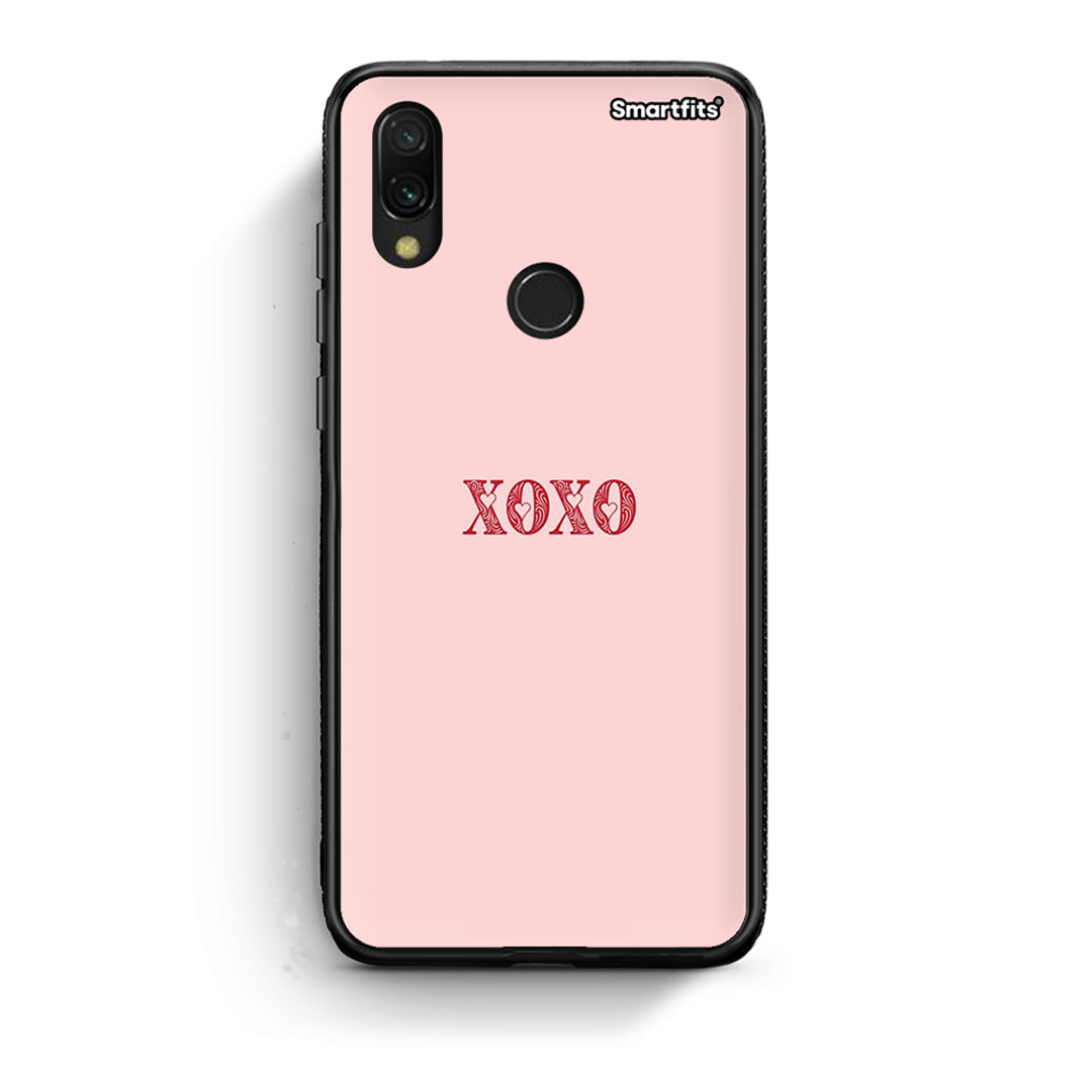 Xiaomi Redmi 7 XOXO Love θήκη από τη Smartfits με σχέδιο στο πίσω μέρος και μαύρο περίβλημα | Smartphone case with colorful back and black bezels by Smartfits