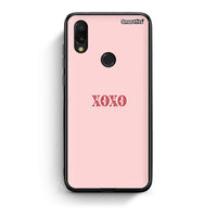Thumbnail for Xiaomi Redmi 7 XOXO Love θήκη από τη Smartfits με σχέδιο στο πίσω μέρος και μαύρο περίβλημα | Smartphone case with colorful back and black bezels by Smartfits