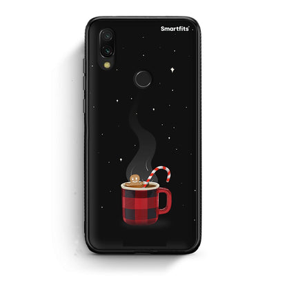 Xiaomi Redmi 7 Xmas Bathing θήκη από τη Smartfits με σχέδιο στο πίσω μέρος και μαύρο περίβλημα | Smartphone case with colorful back and black bezels by Smartfits