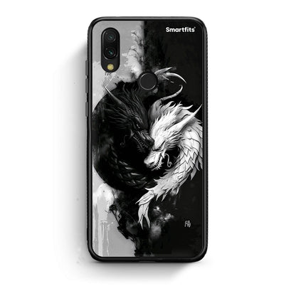 Xiaomi Redmi 7 Yin Yang Θήκη από τη Smartfits με σχέδιο στο πίσω μέρος και μαύρο περίβλημα | Smartphone case with colorful back and black bezels by Smartfits