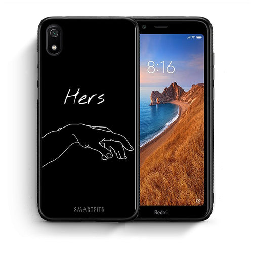 Θήκη Αγίου Βαλεντίνου Xiaomi Redmi 7A Aeshetic Love 1 από τη Smartfits με σχέδιο στο πίσω μέρος και μαύρο περίβλημα | Xiaomi Redmi 7A Aeshetic Love 1 case with colorful back and black bezels
