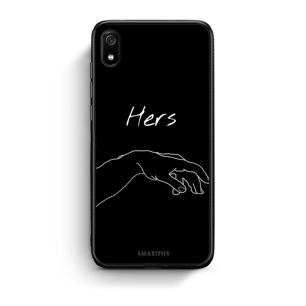 Xiaomi Redmi 7A Aeshetic Love 1 Θήκη Αγίου Βαλεντίνου από τη Smartfits με σχέδιο στο πίσω μέρος και μαύρο περίβλημα | Smartphone case with colorful back and black bezels by Smartfits