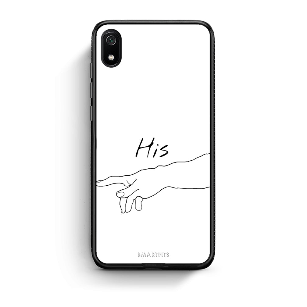 Xiaomi Redmi 7A Aeshetic Love 2 Θήκη Αγίου Βαλεντίνου από τη Smartfits με σχέδιο στο πίσω μέρος και μαύρο περίβλημα | Smartphone case with colorful back and black bezels by Smartfits