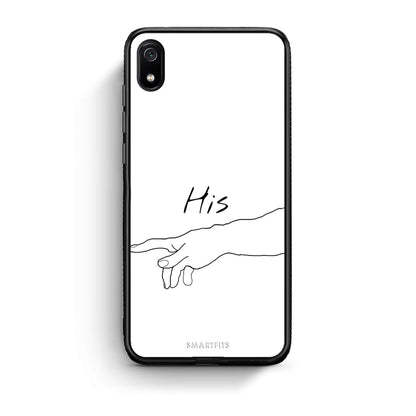 Xiaomi Redmi 7A Aeshetic Love 2 Θήκη Αγίου Βαλεντίνου από τη Smartfits με σχέδιο στο πίσω μέρος και μαύρο περίβλημα | Smartphone case with colorful back and black bezels by Smartfits