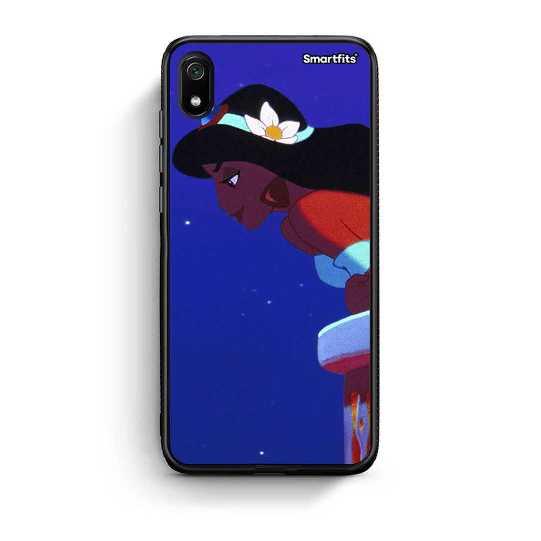 Xiaomi Redmi 7A Alladin And Jasmine Love 2 θήκη από τη Smartfits με σχέδιο στο πίσω μέρος και μαύρο περίβλημα | Smartphone case with colorful back and black bezels by Smartfits