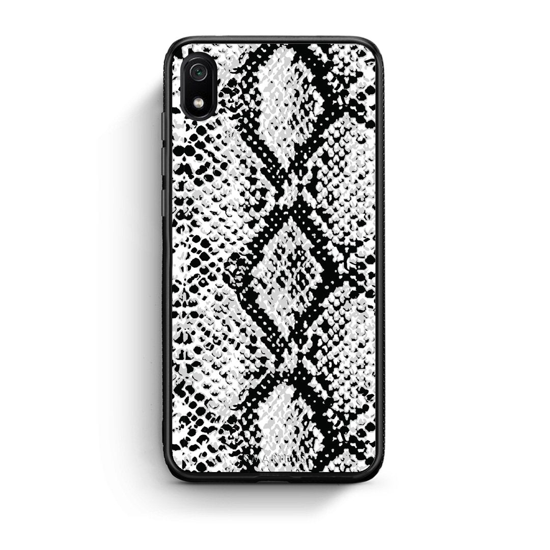 24 - Xiaomi Redmi 7A White Snake Animal case, cover, bumper