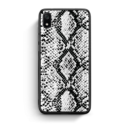 24 - Xiaomi Redmi 7A White Snake Animal case, cover, bumper