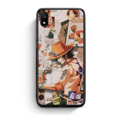 Xiaomi Redmi 7A Anime Collage θήκη από τη Smartfits με σχέδιο στο πίσω μέρος και μαύρο περίβλημα | Smartphone case with colorful back and black bezels by Smartfits