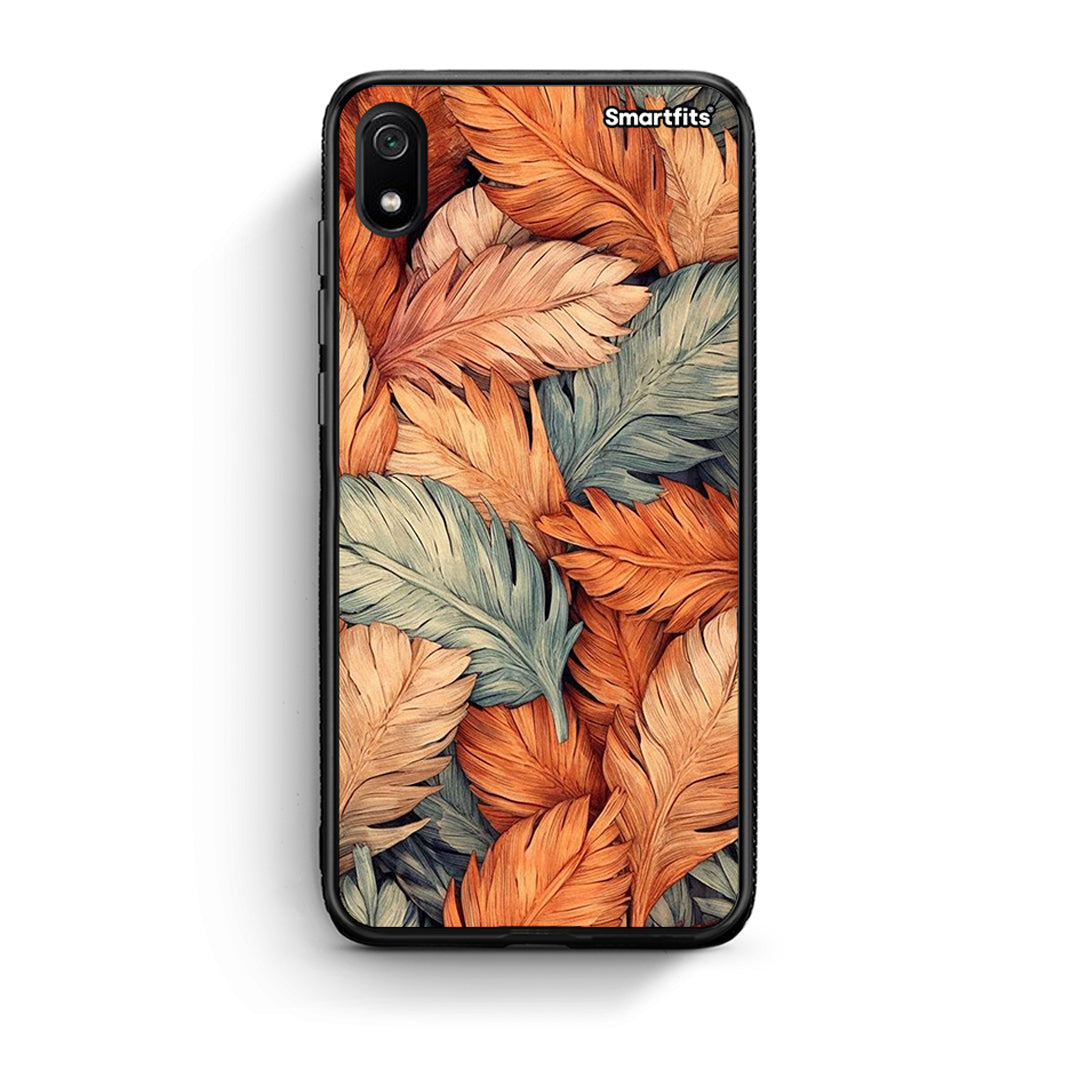 Xiaomi Redmi 7A Autumn Leaves Θήκη από τη Smartfits με σχέδιο στο πίσω μέρος και μαύρο περίβλημα | Smartphone case with colorful back and black bezels by Smartfits