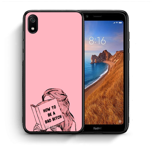 Θήκη Xiaomi Redmi 7A Bad Bitch από τη Smartfits με σχέδιο στο πίσω μέρος και μαύρο περίβλημα | Xiaomi Redmi 7A Bad Bitch case with colorful back and black bezels
