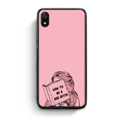 Xiaomi Redmi 7A Bad Bitch θήκη από τη Smartfits με σχέδιο στο πίσω μέρος και μαύρο περίβλημα | Smartphone case with colorful back and black bezels by Smartfits