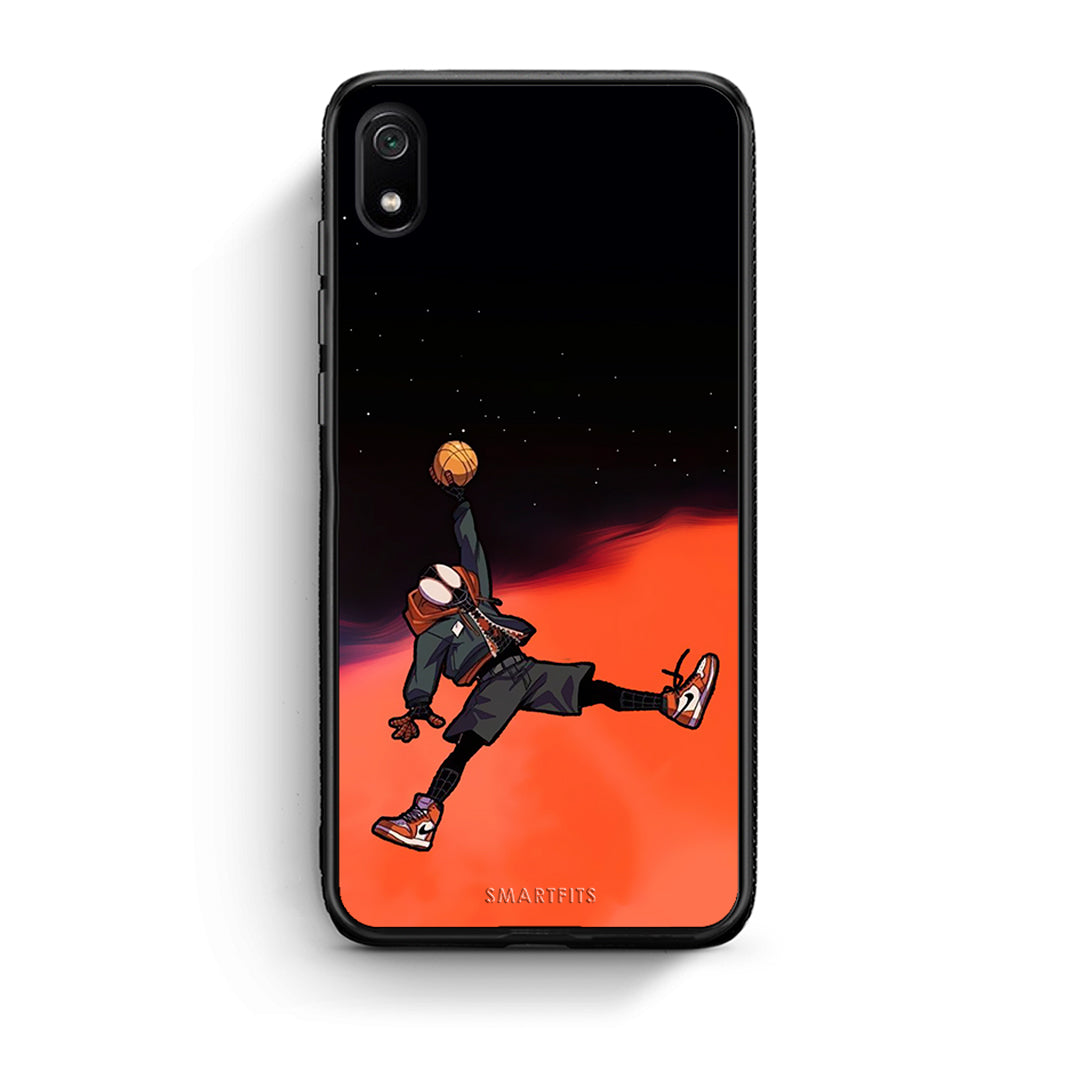 Xiaomi Redmi 7A Basketball Hero θήκη από τη Smartfits με σχέδιο στο πίσω μέρος και μαύρο περίβλημα | Smartphone case with colorful back and black bezels by Smartfits