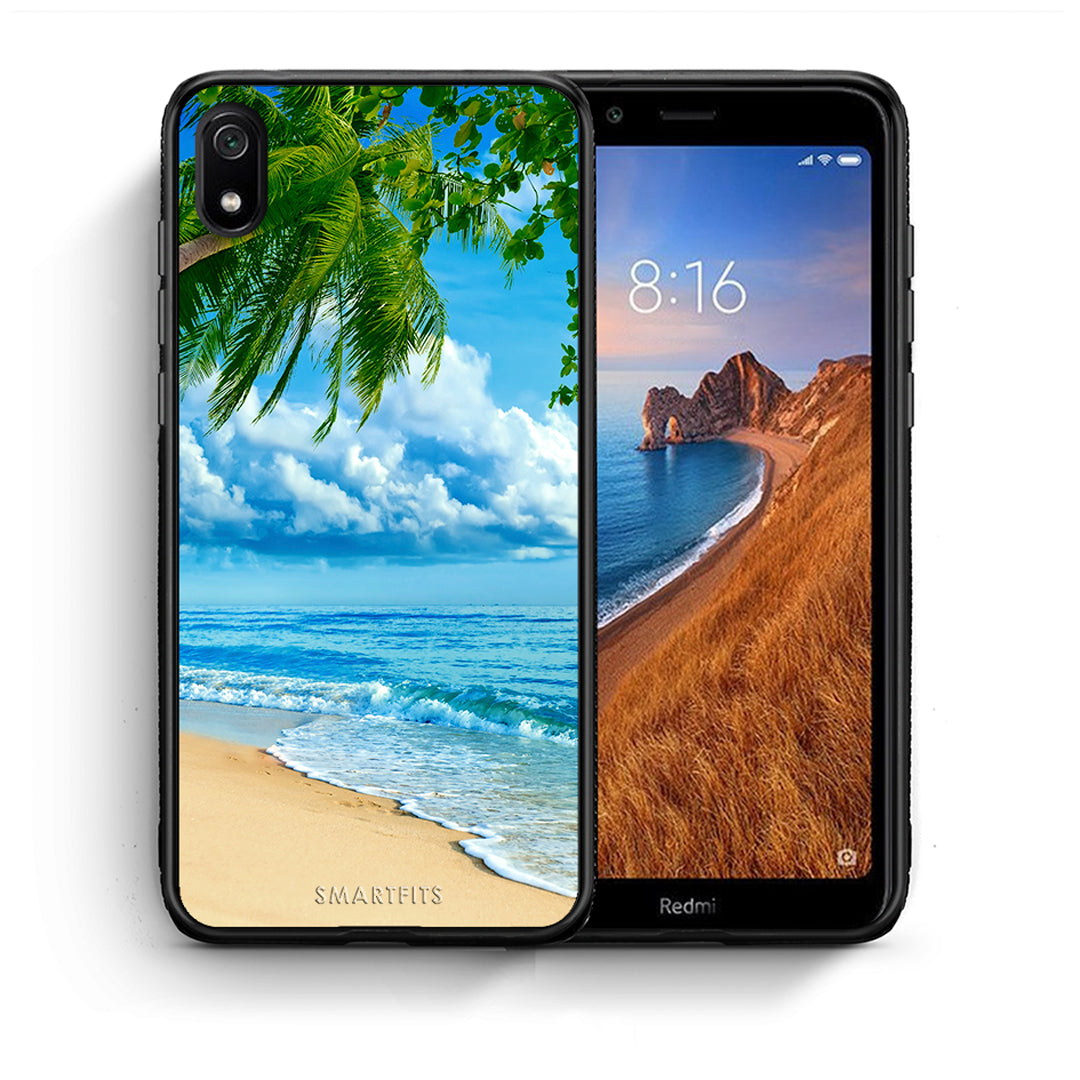 Θήκη Xiaomi Redmi 7A Beautiful Beach από τη Smartfits με σχέδιο στο πίσω μέρος και μαύρο περίβλημα | Xiaomi Redmi 7A Beautiful Beach case with colorful back and black bezels