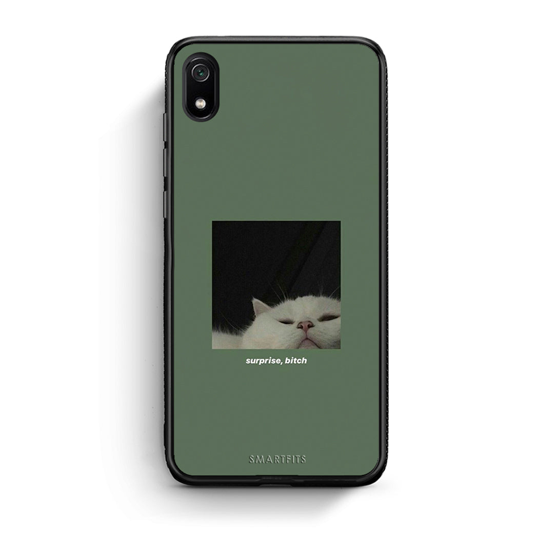 Xiaomi Redmi 7A Bitch Surprise θήκη από τη Smartfits με σχέδιο στο πίσω μέρος και μαύρο περίβλημα | Smartphone case with colorful back and black bezels by Smartfits