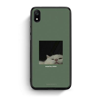 Xiaomi Redmi 7A Bitch Surprise θήκη από τη Smartfits με σχέδιο στο πίσω μέρος και μαύρο περίβλημα | Smartphone case with colorful back and black bezels by Smartfits